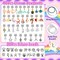 TIME 130-Piece Charm Bracelet Making Kit – DIY Jewelry Craft Set for Girls Ages 5–12 | Beads, Pendants & Adjustable Silver Chains | Birthday & Holiday Gift